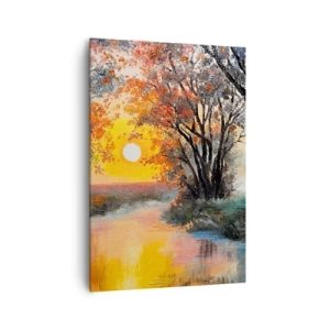 Tablou pe pânză - Atmosferă de toamnă - 70x100 cm