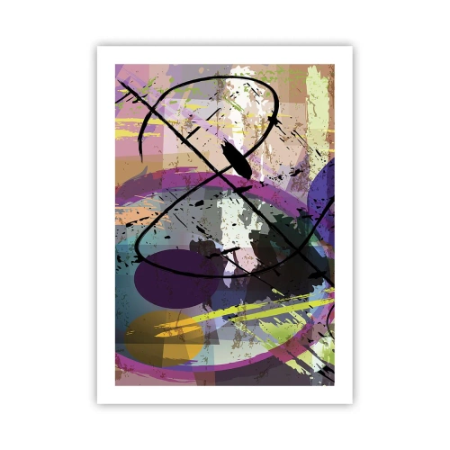Poster - Poate fi drept sau de jur împrejur - 50x70 cm