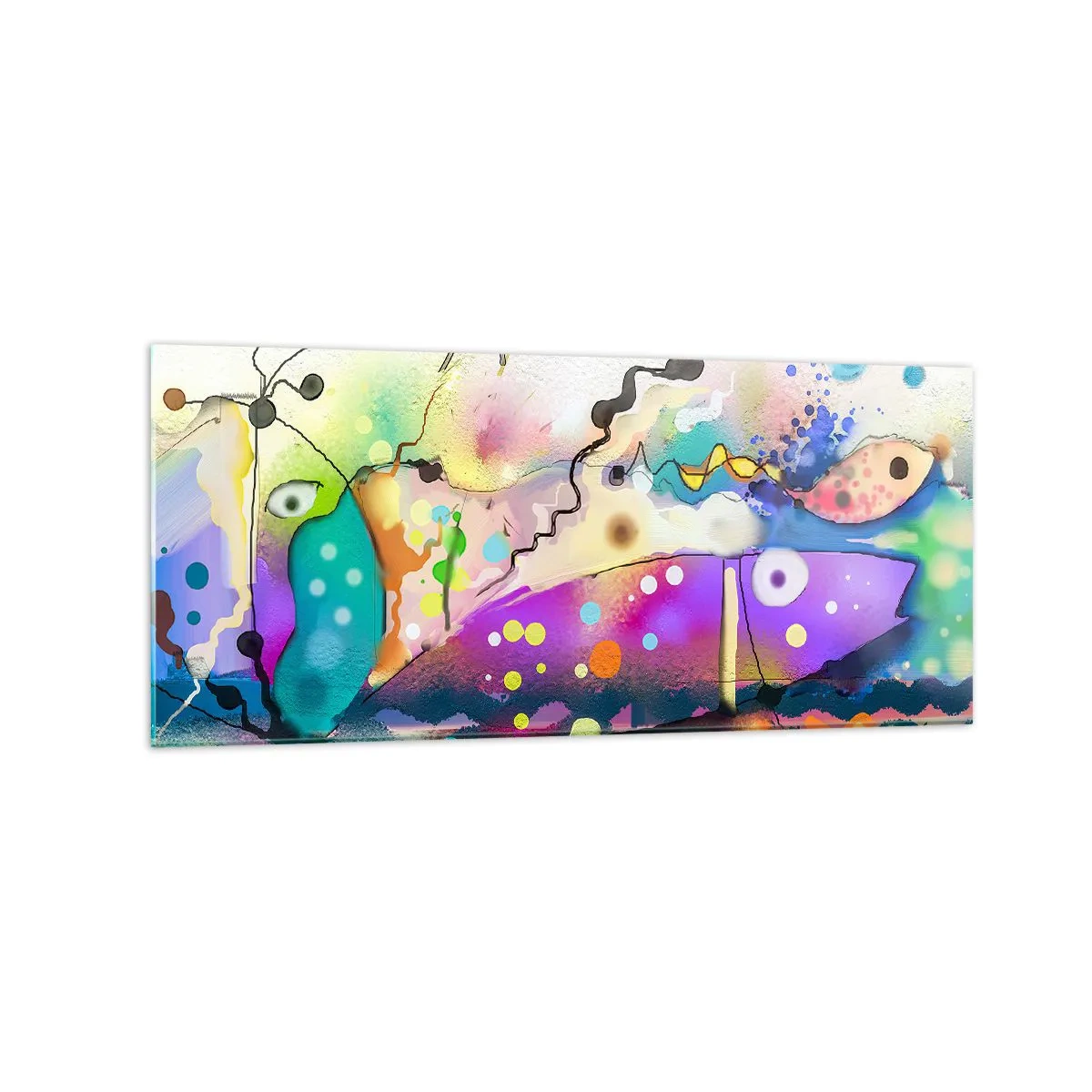 Tablou pe sticlă - Fără cuvinte! - 120x50 cm