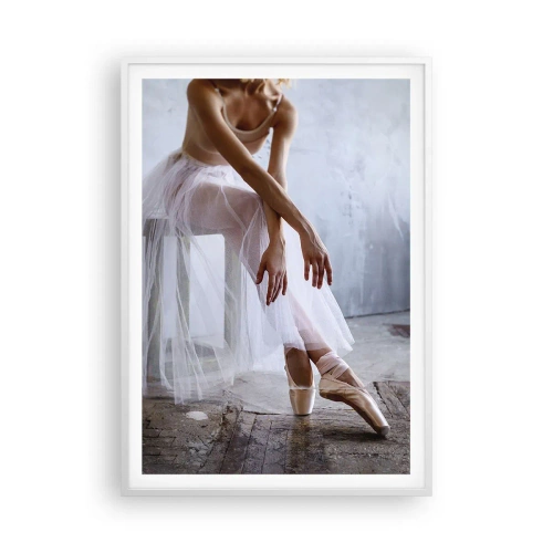 Poster în ramă albă - Înainte ca luminile rampei să strălucească - 70x100 cm