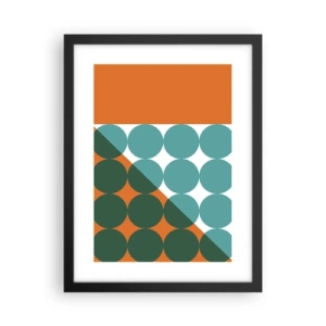 Poster în ramă neagră - Sus și pe diagonală - 30x40 cm
