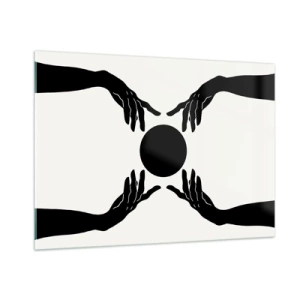 Tablou pe sticlă - Semnul secret - 100x70 cm