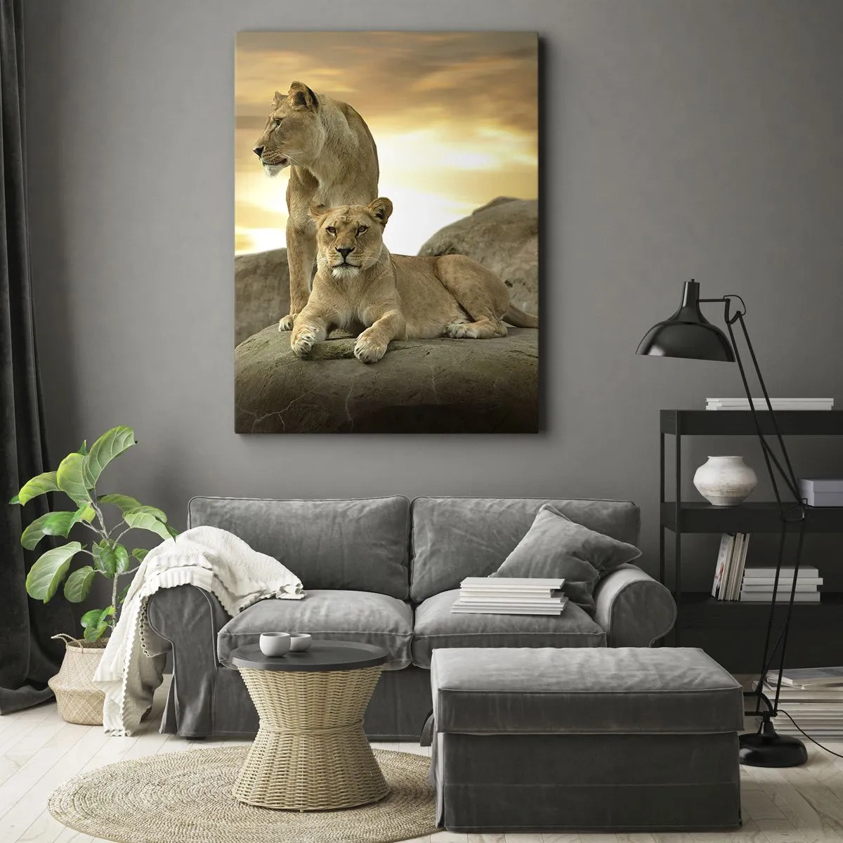 Tablou pe pânză - Maiestate regală - 55x100 cm