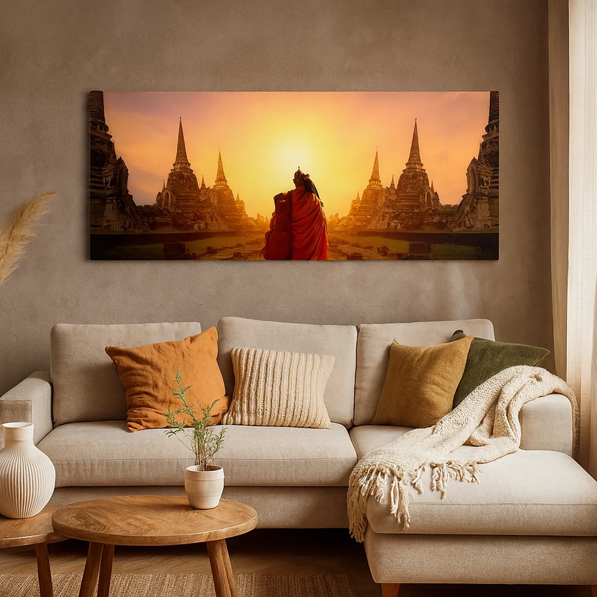 Tablou pe pânză - În pace prin eternitate - 30x30 cm