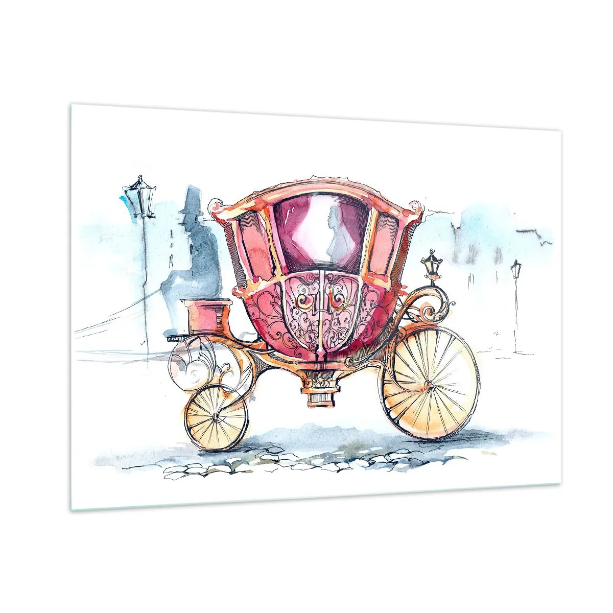 Tablou pe sticlă - Pentru nuntă sau pentru bal? - 100x70 cm