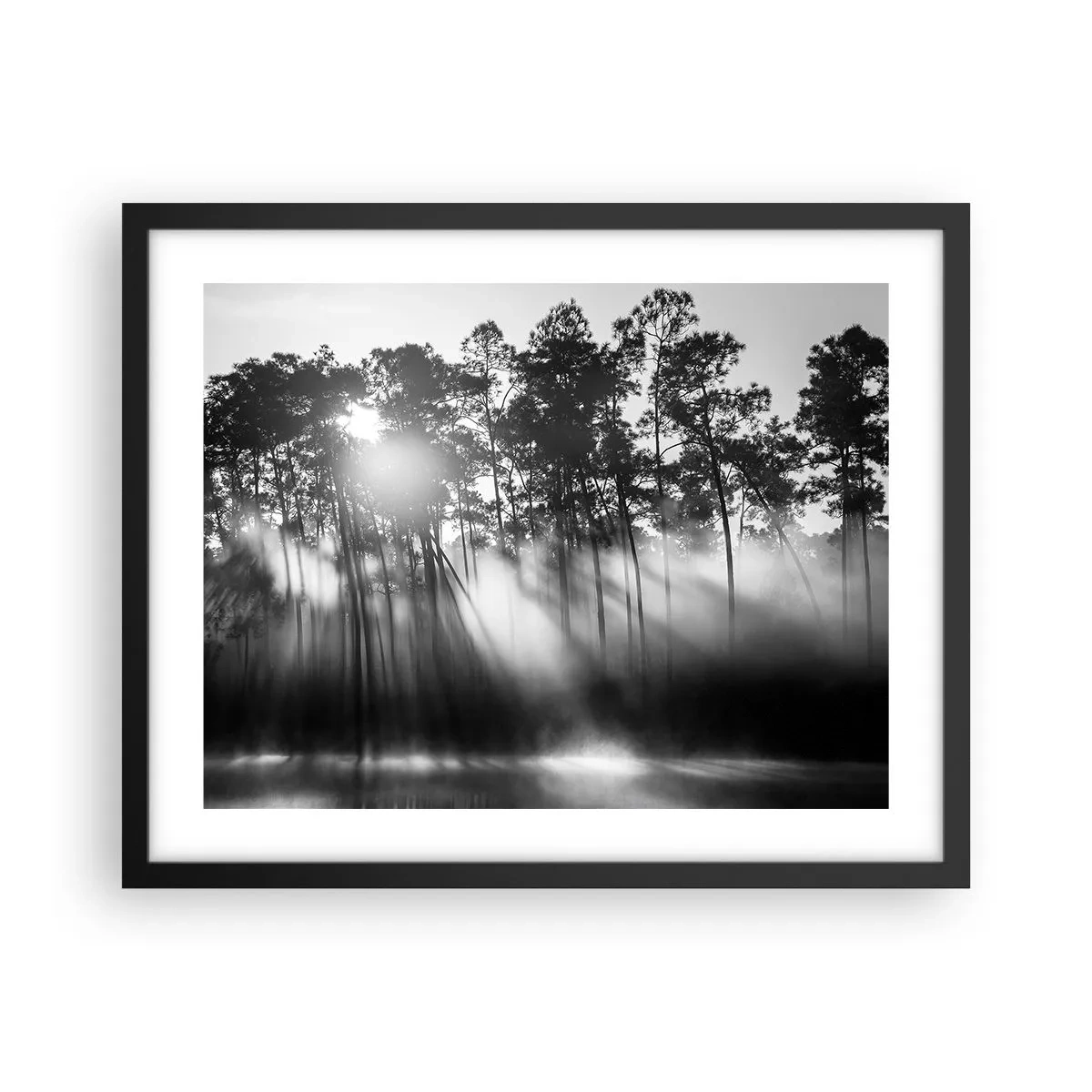 Poster în ramă neagră - Soare de neoprit - 50x40 cm