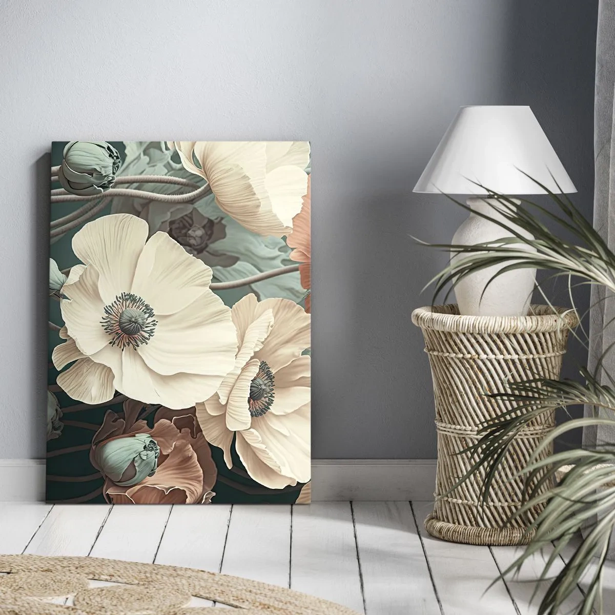 Tablou pe pânză - Șoapta macilor - 65x120 cm