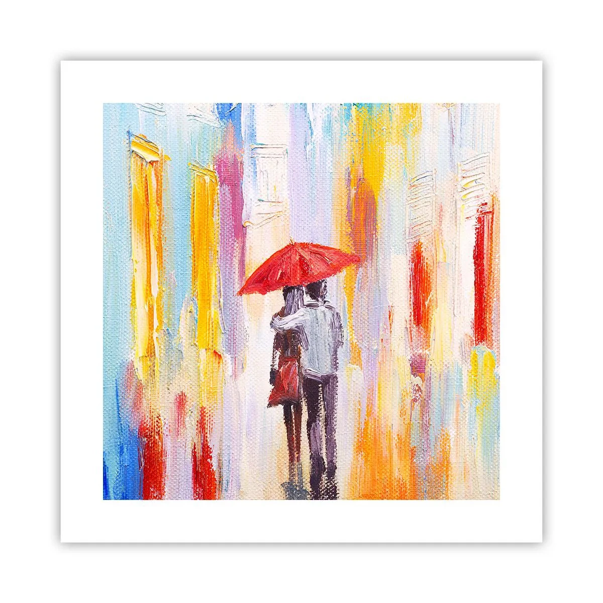 Poster - Să plouă în continuare - 40x40 cm