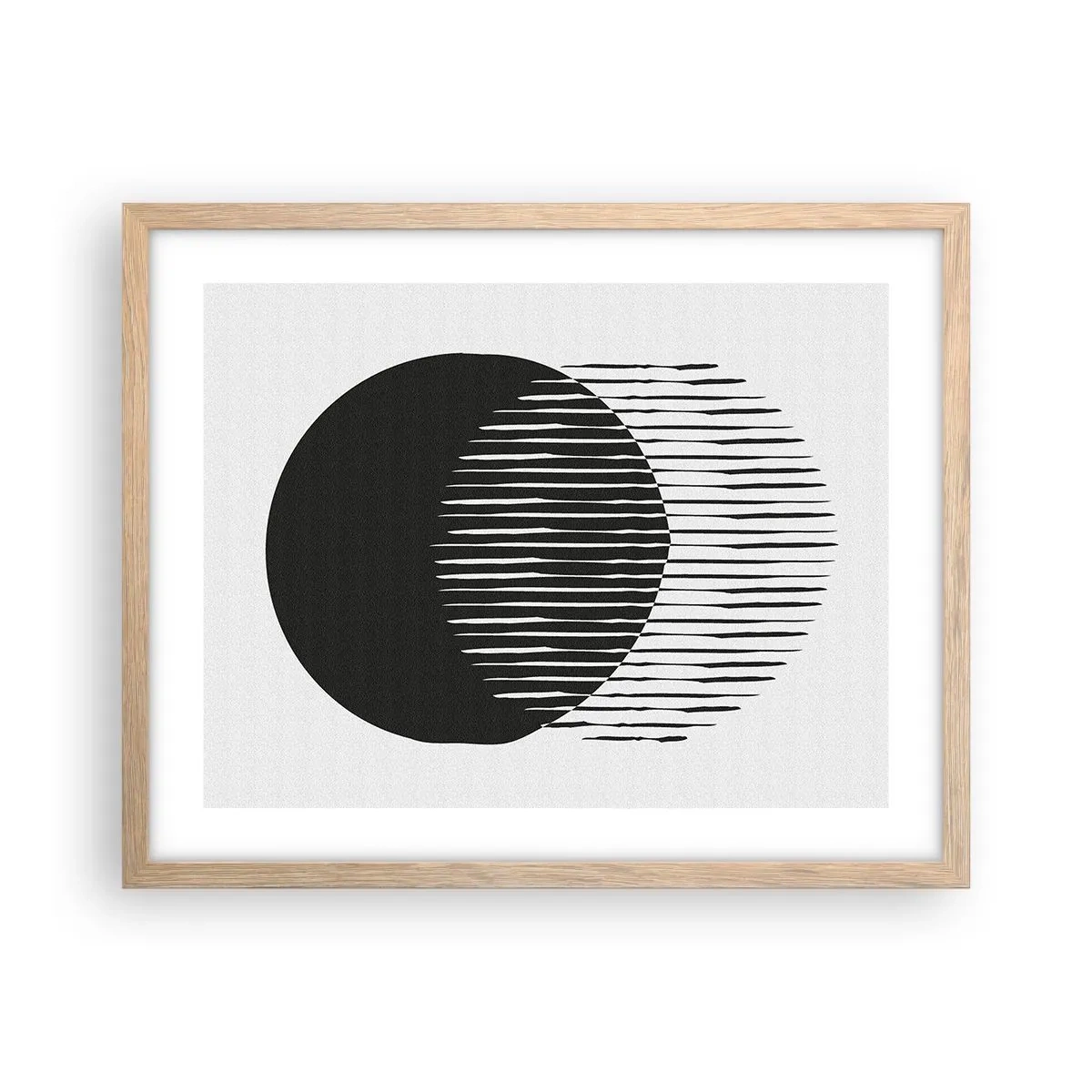 Poster în ramă de stejar deschis - Alter ego-ul său - 50x40 cm