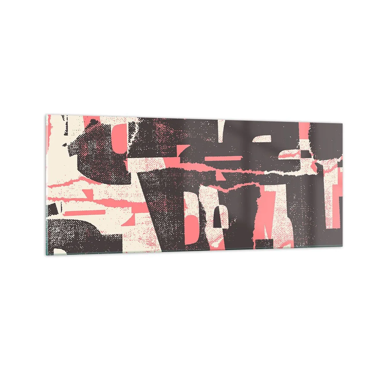 Tablou pe sticlă - Toată această agitație - 100x40 cm