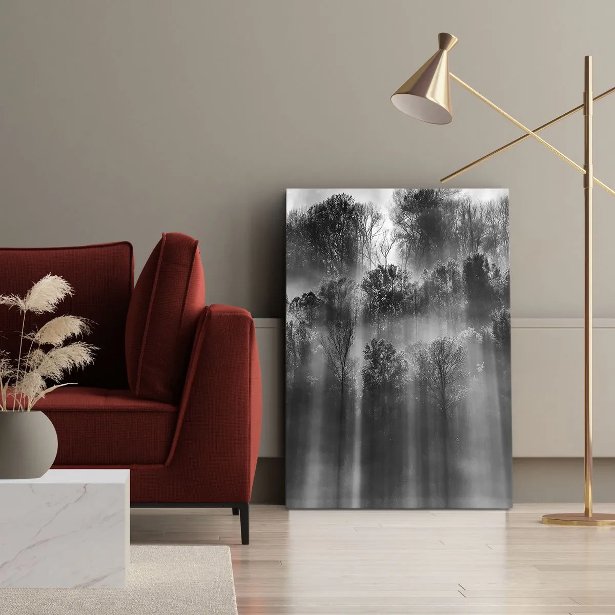 Tablou pe pânză - În fluxuri de lumină - 50x70 cm