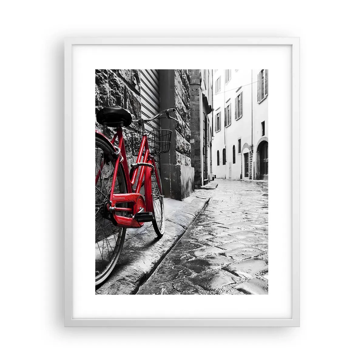 Poster în ramă albă - Adevărata frumusețe nu îmbătrânește - 40x50 cm