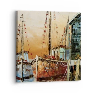 Tablou pe pânză - Întoarcere pașnică - 30x30 cm