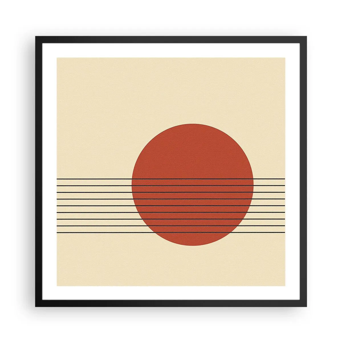 Poster în ramă neagră - În continuare - 60x60 cm