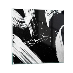 Tablou pe sticlă - Abisul întunericului - 30x30 cm