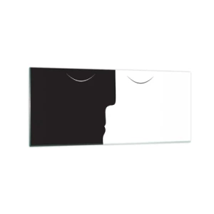 Tablou pe sticlă - Unitatea contrariilor - 120x50 cm