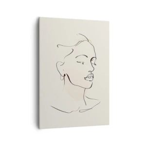 Tablou pe pânză - Cu o linie sigură - 50x70 cm