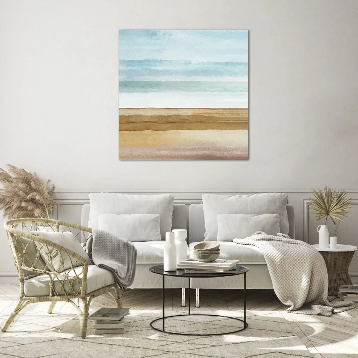 Tablou pe sticlă - Serenitate - 60x60 cm