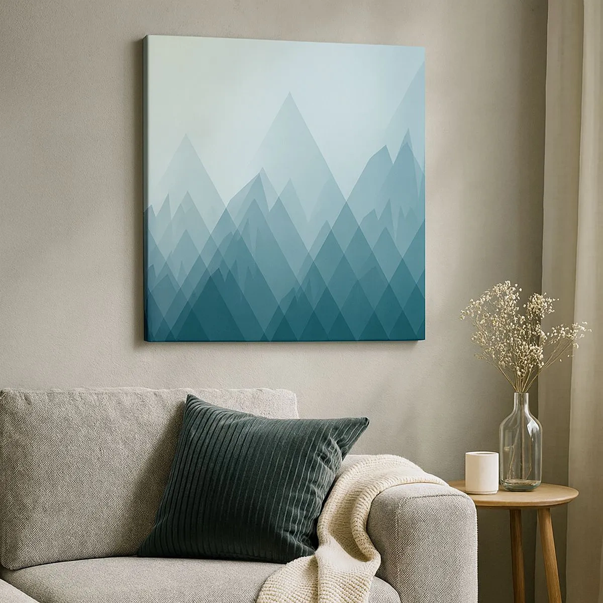 Tablou pe pânză - Mare, mai mare, cea mai mare - 30x30 cm