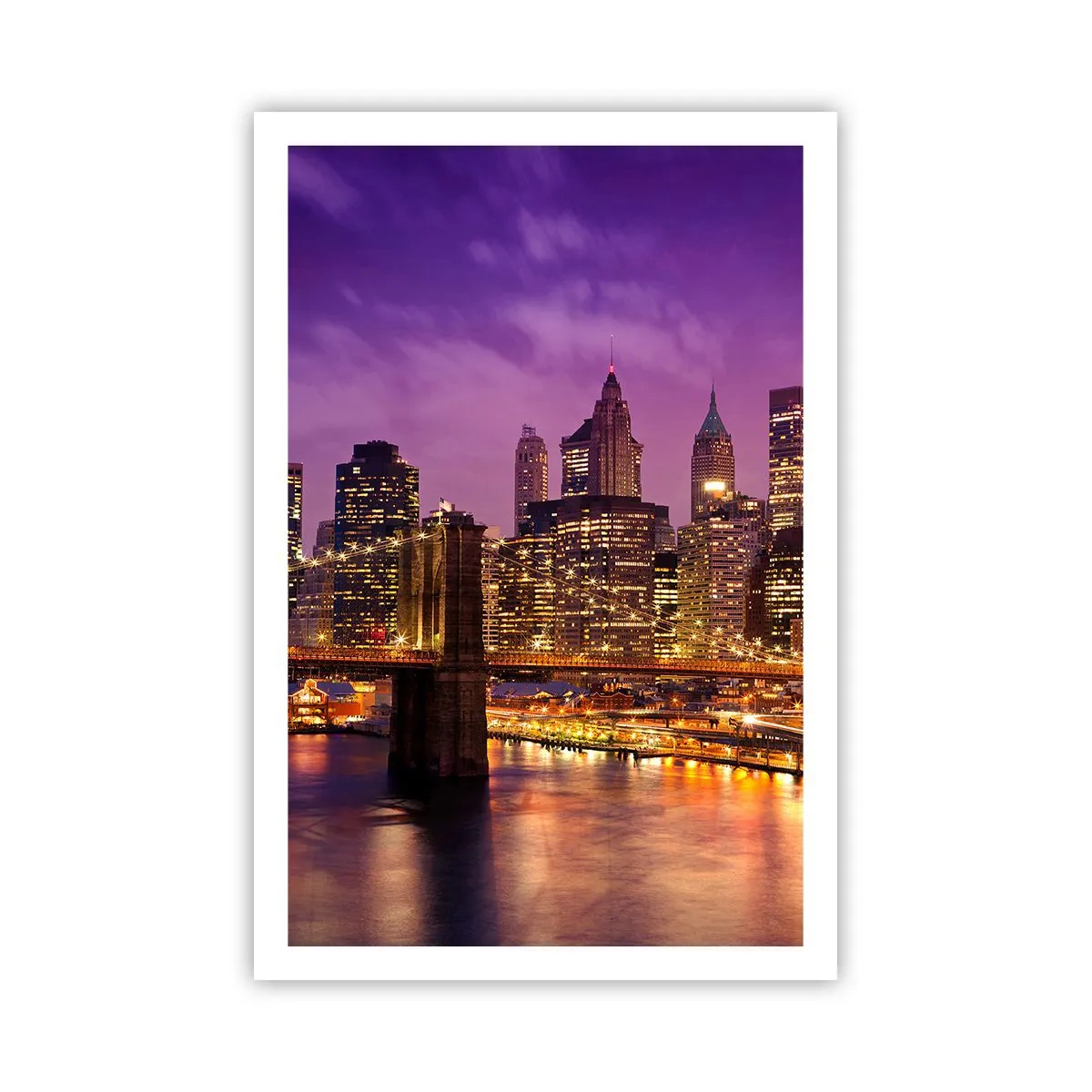 Poster - Manhathannul mov-auriu - 61x91 cm