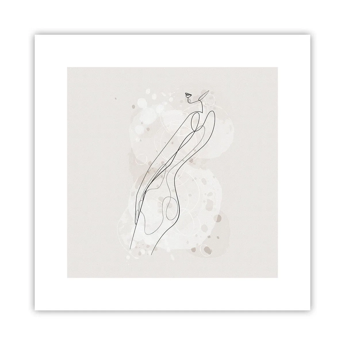 Poster - Să rătăcești cu privirea - 30x30 cm