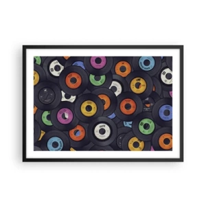 Poster în ramă neagră - Culorile clasicilor - 70x50 cm