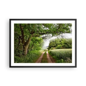 Poster în ramă neagră - Et in Arcadia ego - 70x50 cm