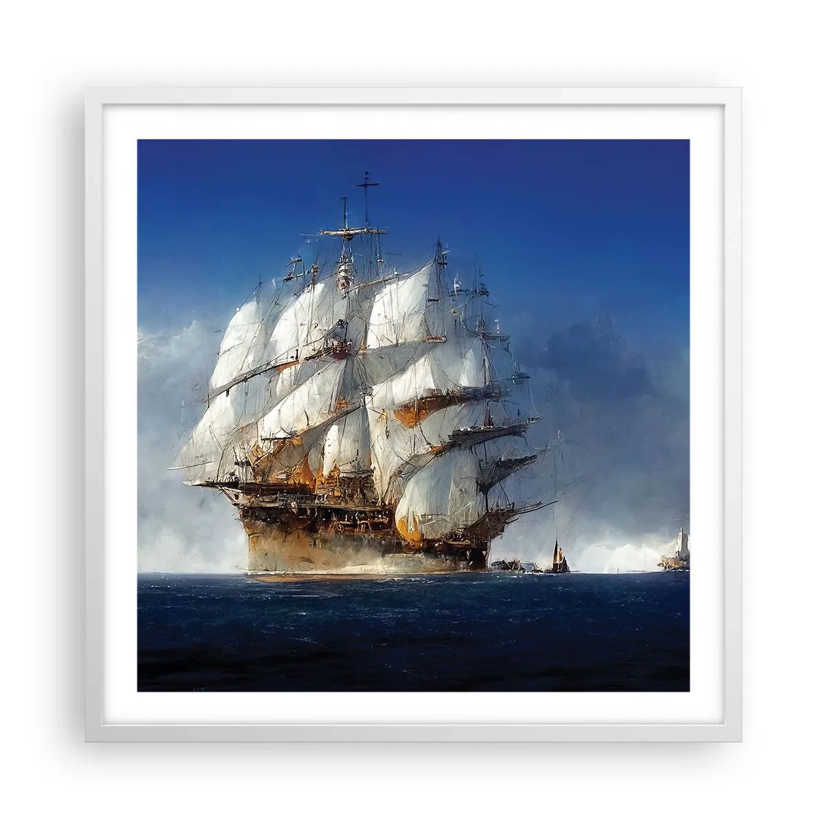 Poster în ramă albă - The great glory! - 60x60 cm