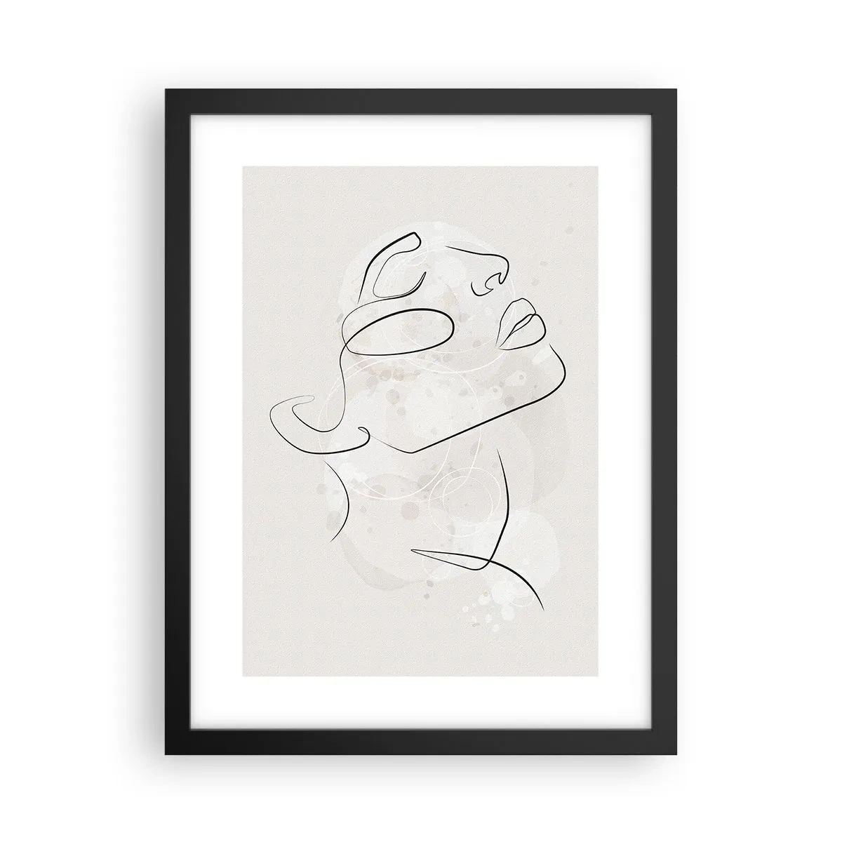 Poster în ramă neagră - Schiță de vis - 30x40 cm