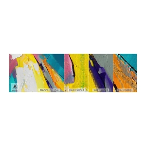 Mostră tapet autocolant Deluxe Sticker - Anatomia luminii - Abstracția, Bucată, 3D - 100x30 cm