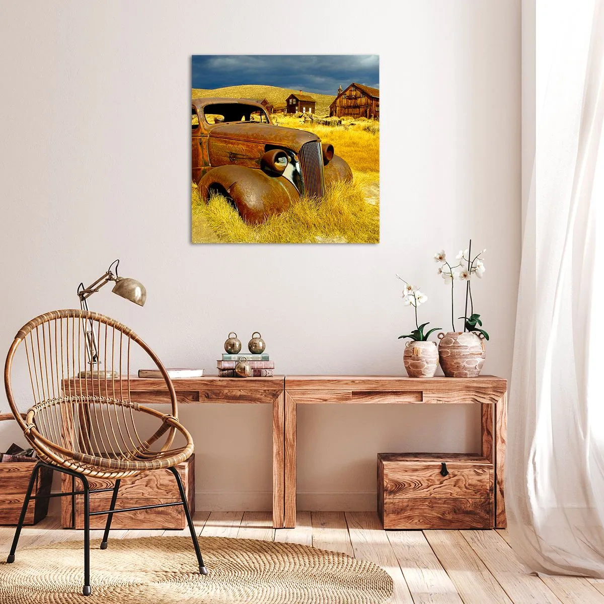 Tablou pe pânză - O odihnă binemeritată - 60x60 cm