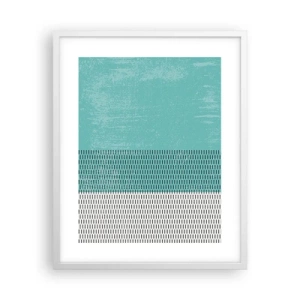 Poster în ramă albă - Compoziție echilibrată - 40x50 cm