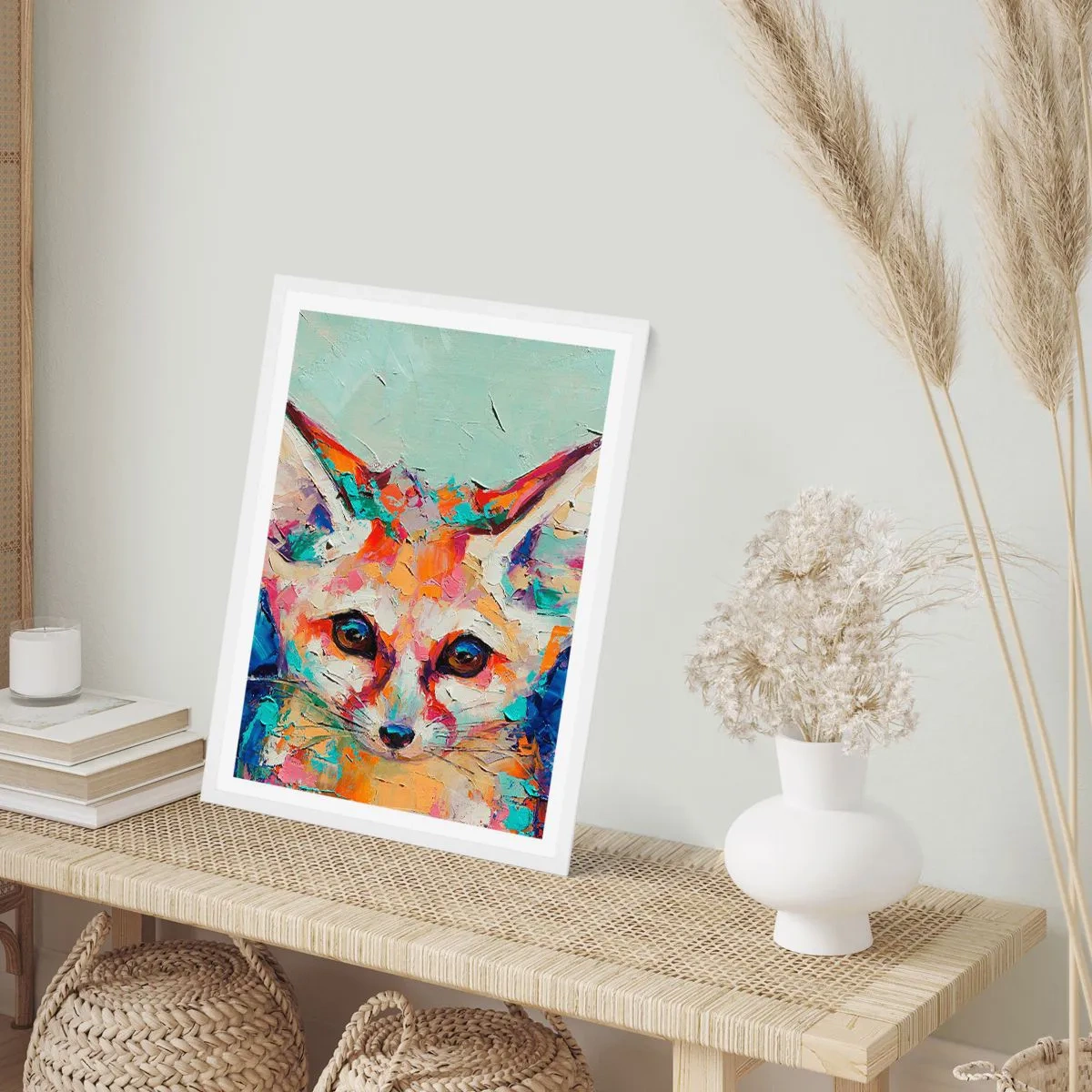 Poster în ramă albă - Sunteți gata pentru mine? - 50x70 cm