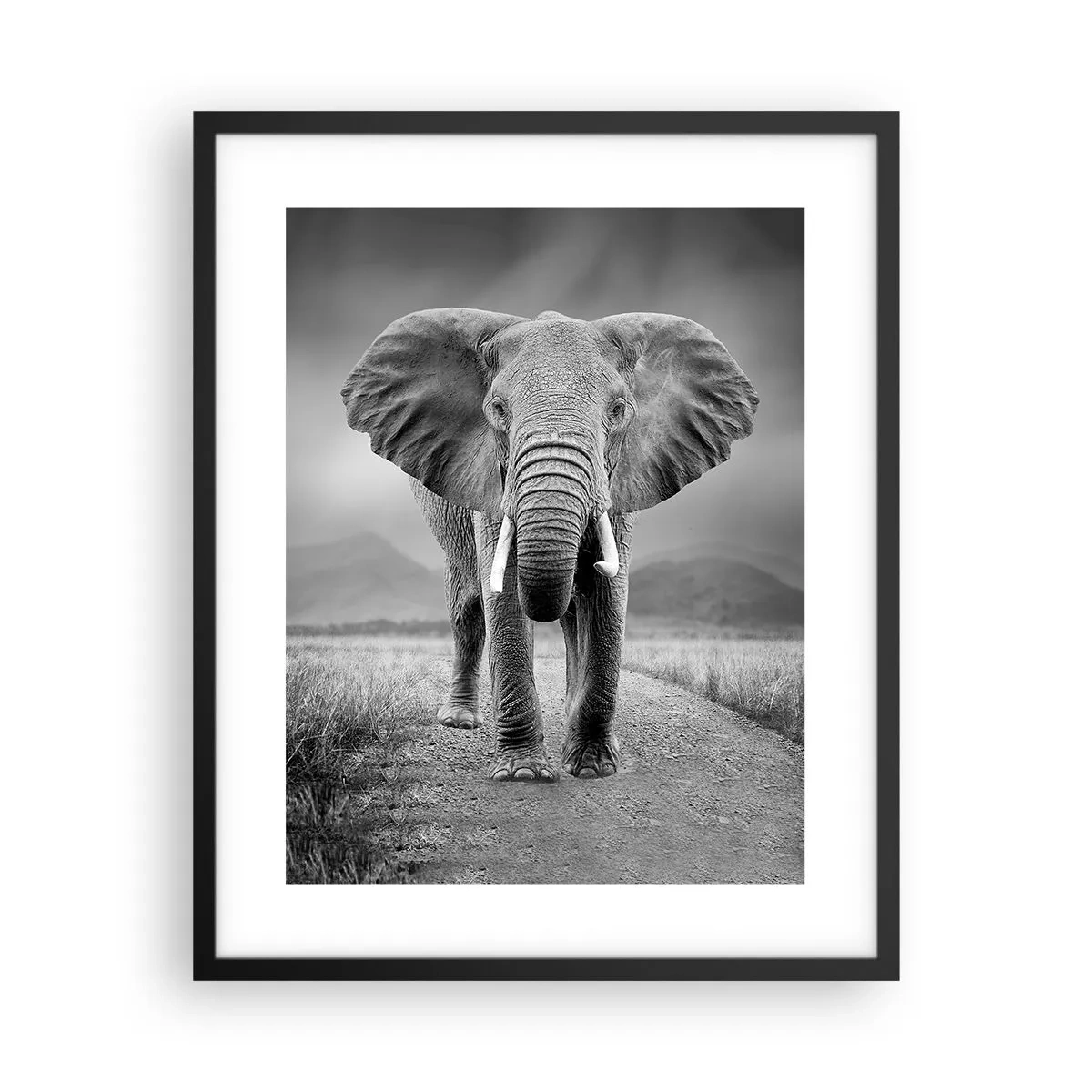 Poster în ramă neagră - Gazda te salută - 40x50 cm