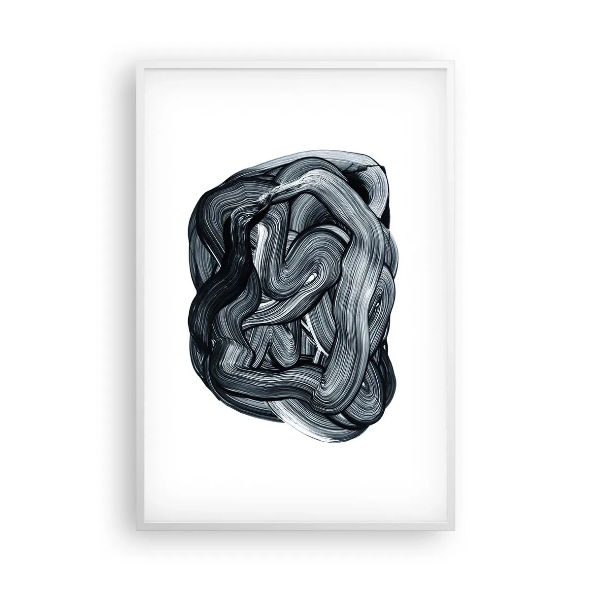 Poster în ramă albă - Nu este atât de simplu - 61x91 cm