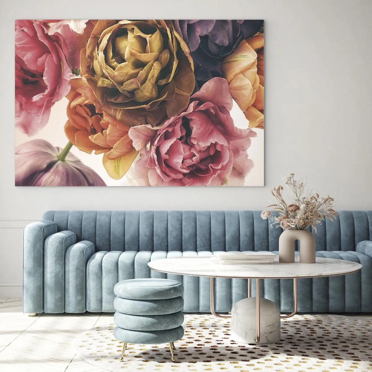 Tablou pe sticlă - Sărbătorirea vieții - 100x70 cm