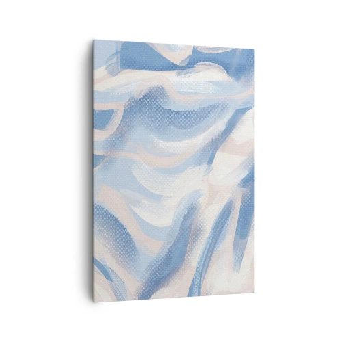 Tablou pe pânză - Undele albastre - 70x100 cm