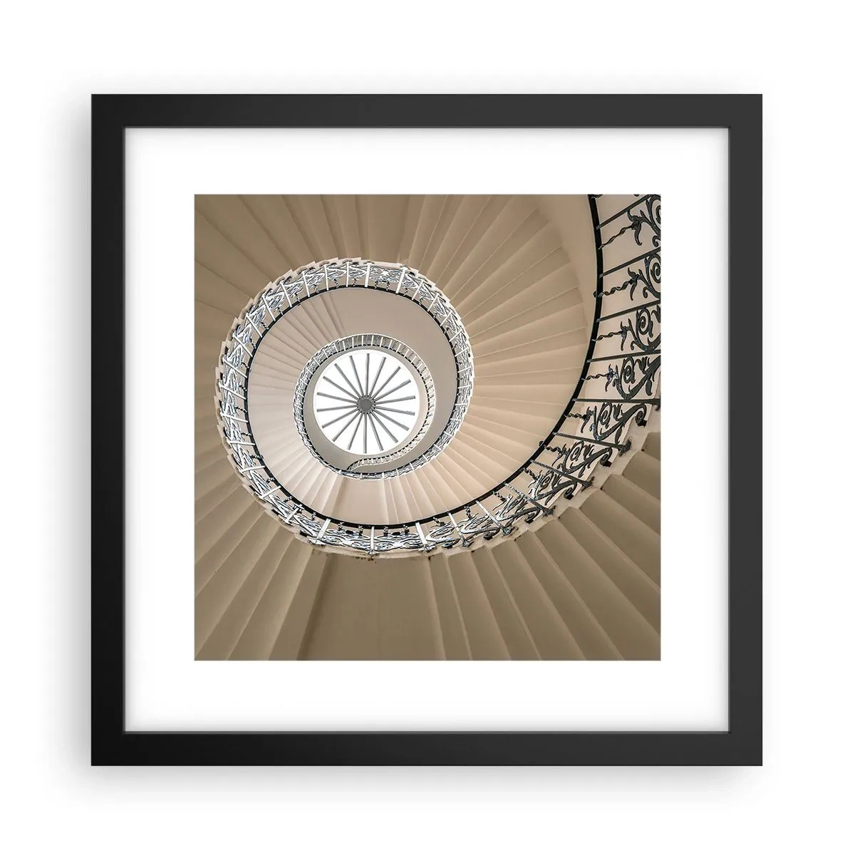 Poster în ramă neagră - În interiorul cochiliei - 30x30 cm