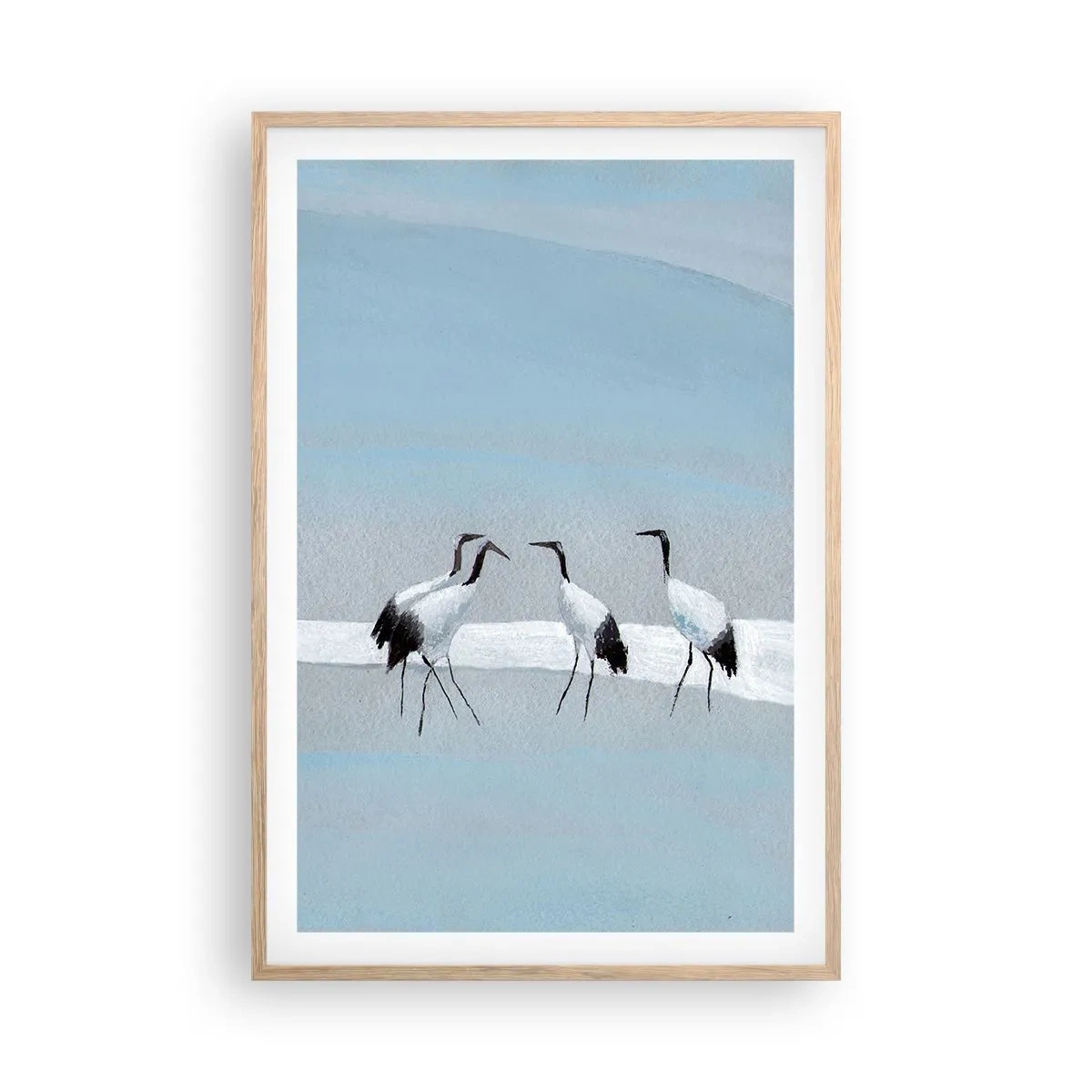 Poster în ramă de stejar deschis - După o zi fierbinte - 61x91 cm