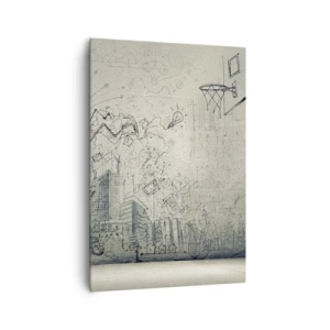 Tablou pe pânză - Minunata mea viață de oraș - 70x100 cm