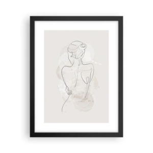 Poster în ramă neagră - Ca un instrument sensibil - 30x40 cm
