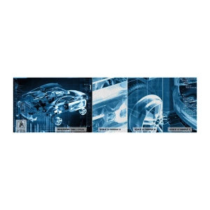 Mostră tapet Premium Sand - Anatomie inginerească - Automobile, Mașină, Concept - 100x30 cm