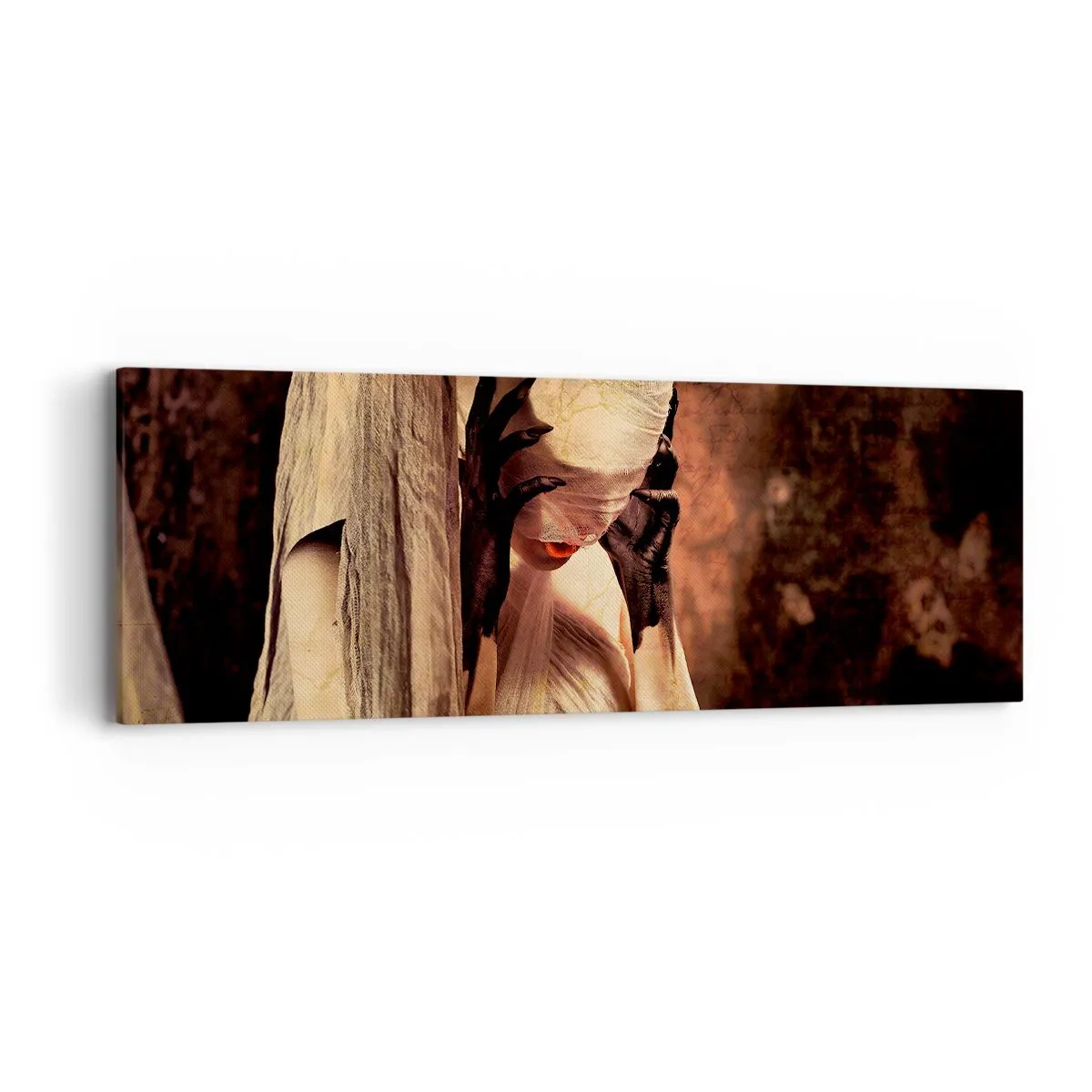 Tablou pe pânză - Între bine și rău - 90x30 cm