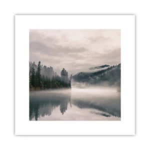 Poster - În reverie, în ceață - 30x30 cm