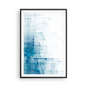 Poster în ramă neagră - Cum a apărut spațiul - 61x91 cm