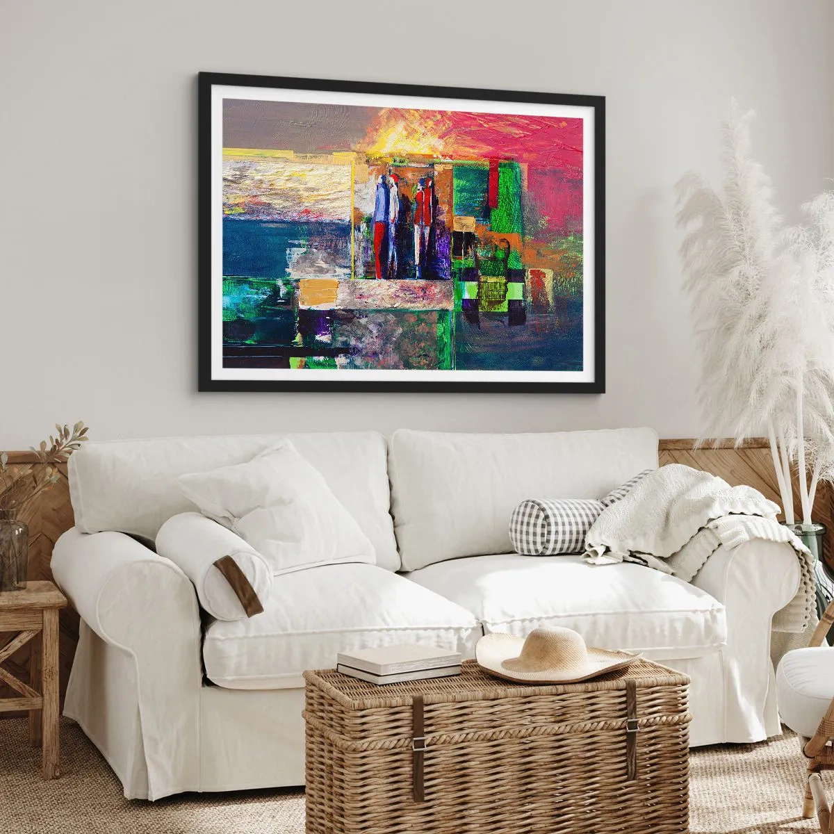 Poster în ramă neagră - Relații și emoții - 70x50 cm
