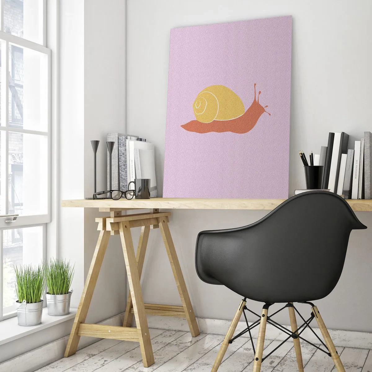 Tablou pe sticlă - Nu e nicio grabă - 70x100 cm