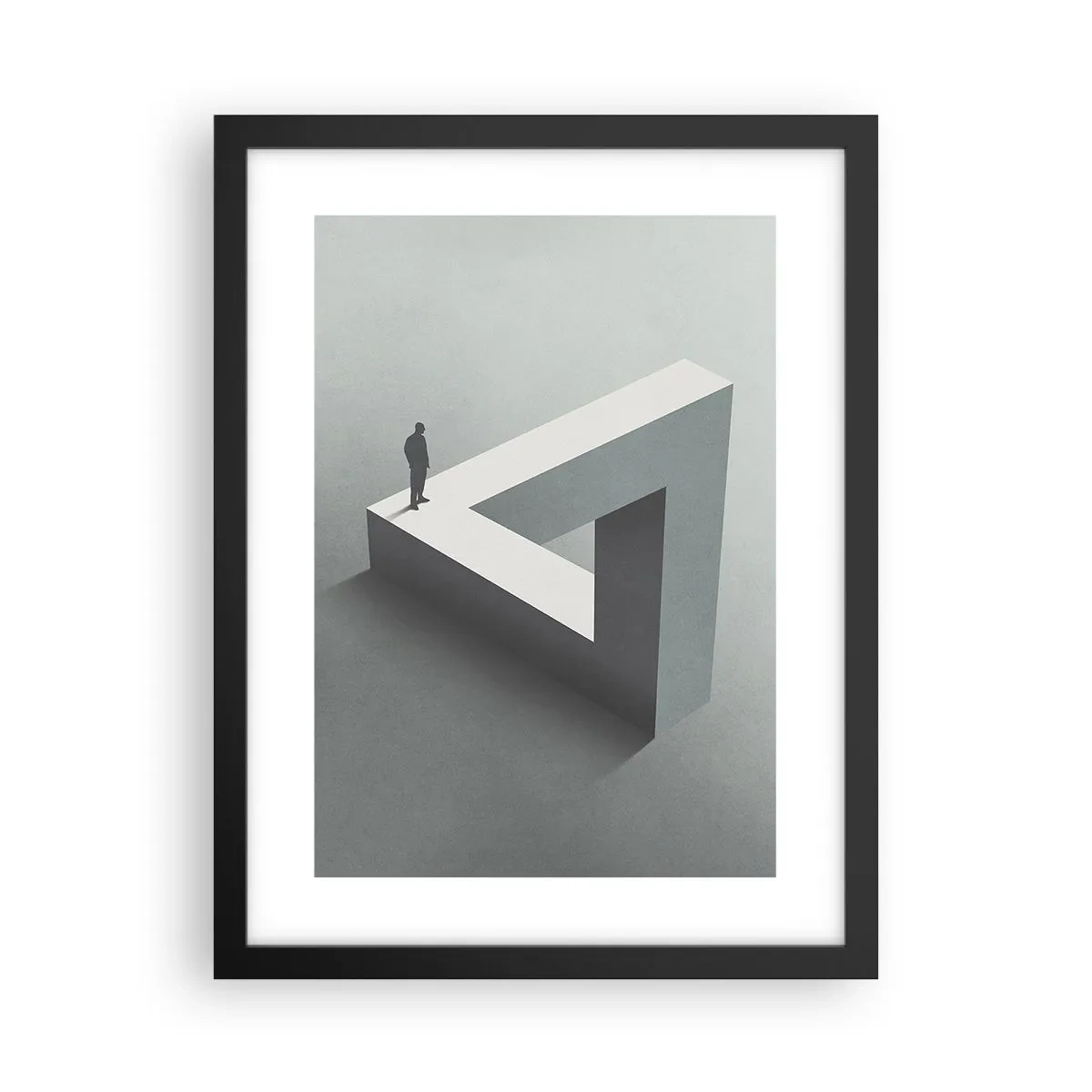 Poster în ramă neagră - Și totuși este posibil - 30x40 cm