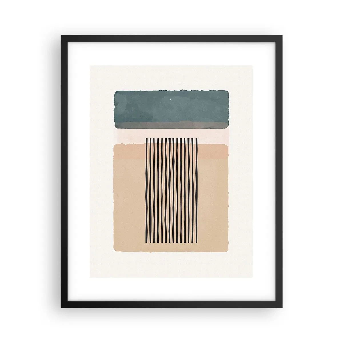 Poster în ramă neagră - Totul este în regulă - 40x50 cm