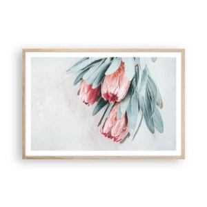 Poster în ramă de stejar deschis - Rușinate de propria lor frumusețe - 91x61 cm